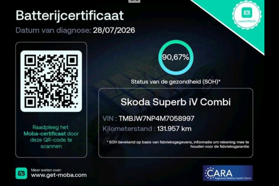 Škoda Superb Combi 1.4 TSI iV Sportline Pano|Sfeer|ACC|Dodehoek|Dealer Onderhouden