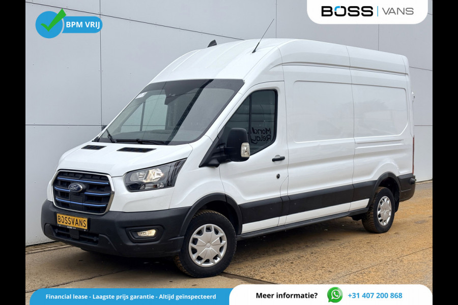 Ford E-Transit 68kWh 184PK L3H3 317km WLTP Snelladen Camera Cruise control Climate control Carplay Navigatie Laadkabel Parkeersensoren