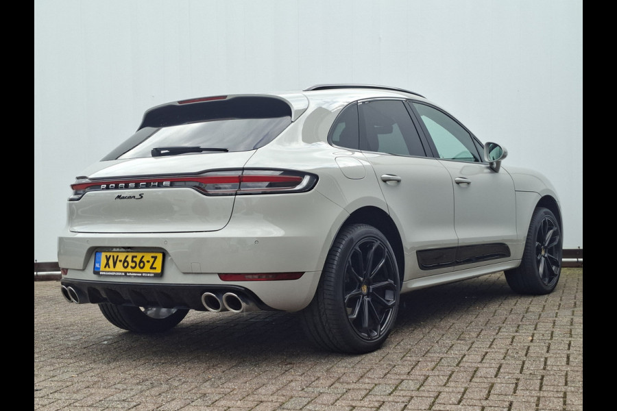Porsche Macan 3.0 S 354PK Adap.Cruise Pano Luchtv Carplay Krijtgrijs Memory BOSE