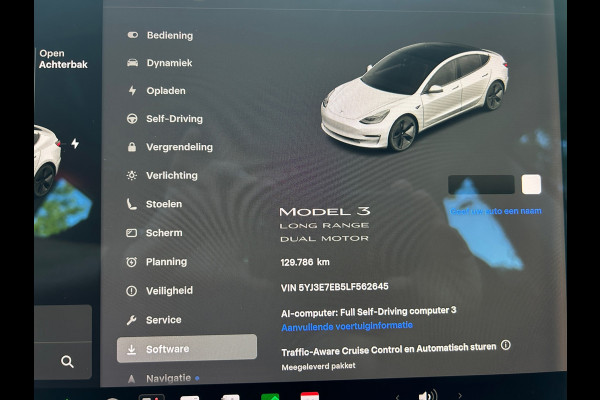 Tesla Model 3 Long Range AWD 75 kWh 85% SOH Trekhaak 1.000kg Rijklaarprijs!