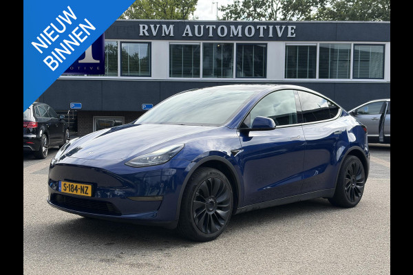 Tesla Model Y Long Range AWD 75 kWh prijs + btw of marge en kan drna online !!!! dit weg hale uit de titel | SOH 97% | RIJKLAAR GELEVERD | | TESLA FABRIEKSGARANTIE TOT 3-2027 OF 80.000 | TESLA GARANTIE ACCU + AANDRIJFLIJN T/M 03-2031/ 192.000KM|
