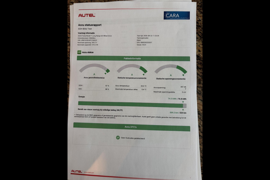 Tesla Model Y Long Range AWD 75 kWh prijs + btw of marge en kan drna online !!!! dit weg hale uit de titel | SOH 97% | RIJKLAAR GELEVERD | | TESLA FABRIEKSGARANTIE TOT 3-2027 OF 80.000 | TESLA GARANTIE ACCU + AANDRIJFLIJN T/M 03-2031/ 192.000KM|