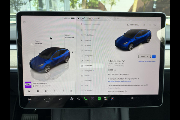 Tesla Model Y Long Range AWD 75 kWh prijs + btw of marge en kan drna online !!!! dit weg hale uit de titel | SOH 97% | RIJKLAAR GELEVERD | | TESLA FABRIEKSGARANTIE TOT 3-2027 OF 80.000 | TESLA GARANTIE ACCU + AANDRIJFLIJN T/M 03-2031/ 192.000KM|