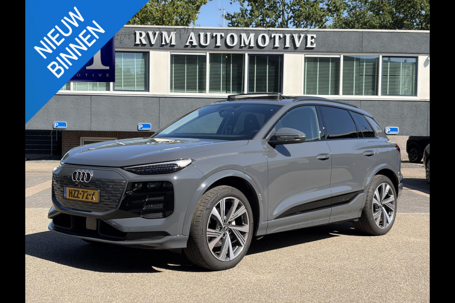 Audi Q6 e-tron Launch edition 83 kWh BOMVOL! | ELEK. TREKHAAK | STOEL VERWARMING VOOR EN ACHTER | KEYLESS | 360 CAMERA | STUURVERWARMING | FABRIEKS GARANTIE TM 01-08-2027 |