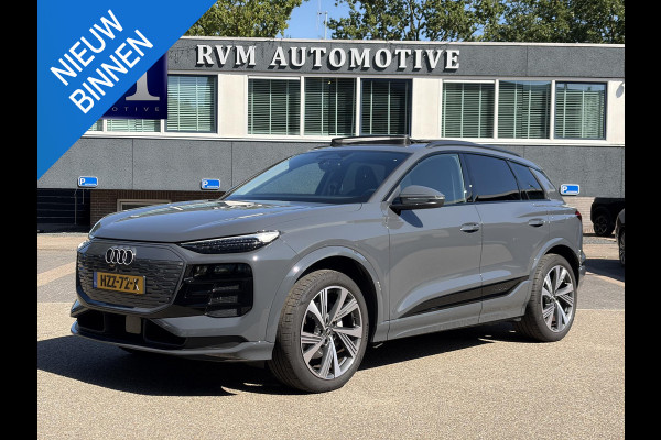 Audi Q6 e-tron Launch edition 83 kWh BOMVOL! | ELEK. TREKHAAK | STOEL VERWARMING VOOR EN ACHTER | KEYLESS | 360 CAMERA | STUURVERWARMING | FABRIEKS GARANTIE TM 01-08-2027 |