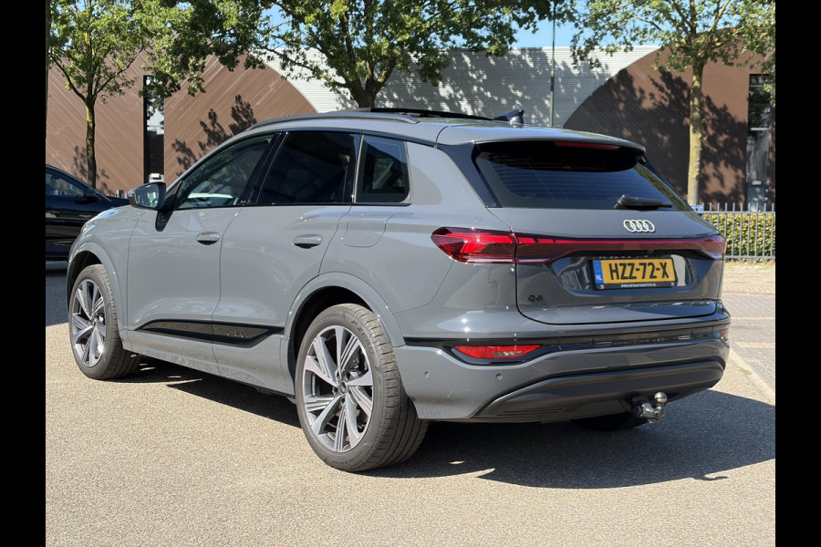Audi Q6 e-tron Launch edition 83 kWh BOMVOL! | ELEK. TREKHAAK | STOEL VERWARMING VOOR EN ACHTER | KEYLESS | 360 CAMERA | STUURVERWARMING | FABRIEKS GARANTIE TM 01-08-2027 |