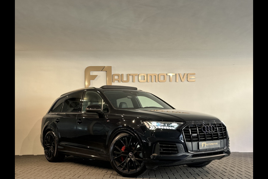 Audi Q7 55 TFSI e quattro Competition Pano|Trekhaak|Keyless|Matrix|Camera|Carplay