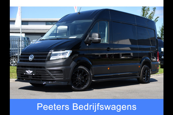 Volkswagen Crafter 35 2.0 TDI L3H3 RWD Black Edition Camera, Adaptieve Cruise, 3500kg Trekhaak, Automaat, LED, Geveerde stoel, 164pk, Massage stoel, Uniek!