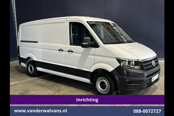 Volkswagen Crafter 2.0 TDI 141pk L3H2 L2H1 inrichting Euro6 Airco | Camera | Parkeersensoren Bijrijdersbank