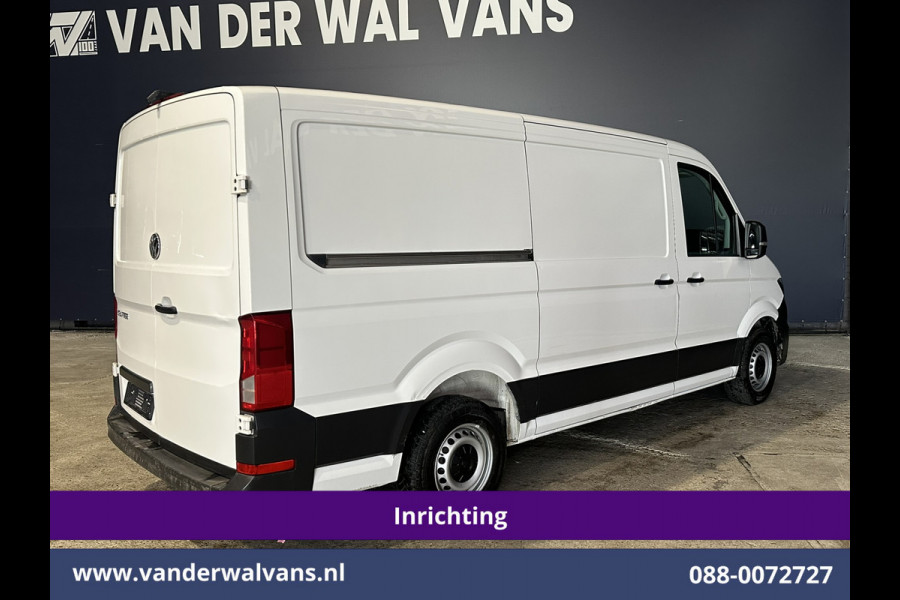 Volkswagen Crafter 2.0 TDI 141pk L3H2 L2H1 inrichting Euro6 Airco | Camera | Parkeersensoren Bijrijdersbank