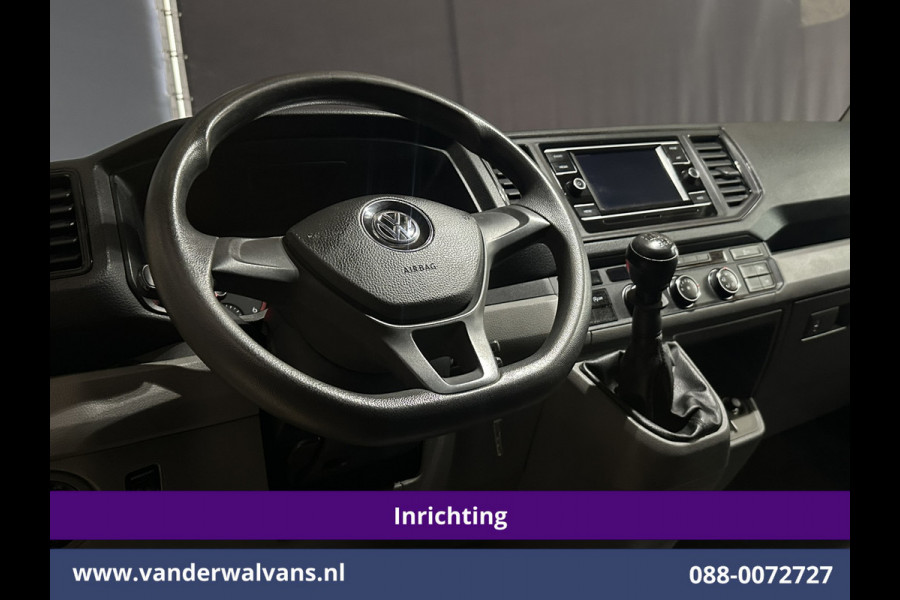 Volkswagen Crafter 2.0 TDI 141pk L3H2 L2H1 inrichting Euro6 Airco | Camera | Parkeersensoren Bijrijdersbank