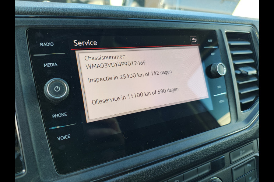 MAN TGE 35 2.0D L4H3 Extra Lang+Hoog Camera Comfort Stoel Airco Apple Carplay Android Auto Cruise Control Sidebars Navi* Pdc Betonplex Vloer Wandbetimmering Schuifdeur Origineel Nederlandse Auto