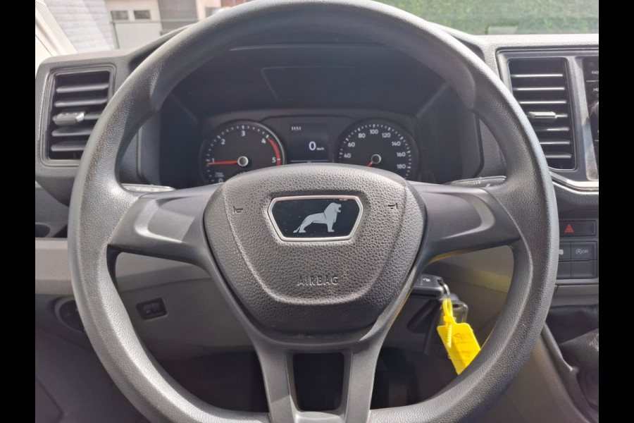 MAN TGE 35 2.0D L4H3 Extra Lang+Hoog Camera Comfort Stoel Airco Apple Carplay Android Auto Cruise Control Sidebars Navi* Pdc Betonplex Vloer Wandbetimmering Schuifdeur Origineel Nederlandse Auto