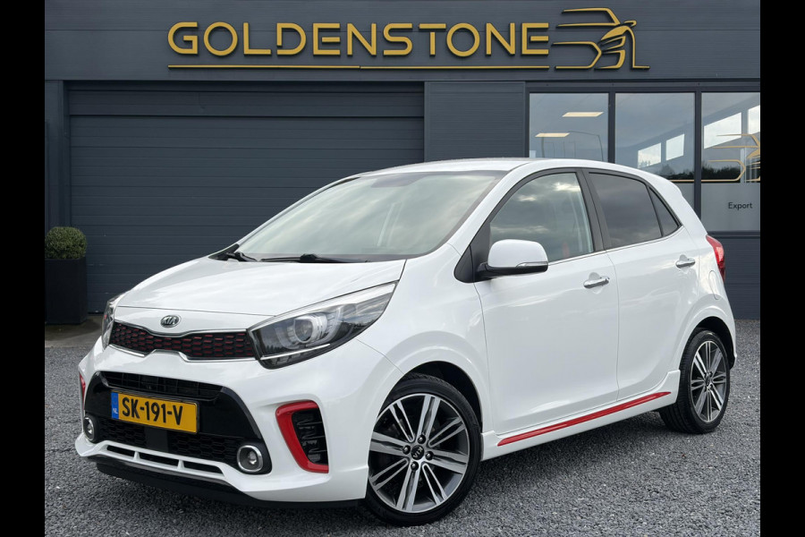 Kia Picanto 1.0 T-GDI GT-Line ✓102pk✓Draadloze telefoonlader✓Carplay✓2e Eigenaar✓Keyless✓Camera✓Stoelverw-Stuurverw✓Leder✓Navi✓Airco✓Cruise✓Lm velgen✓Pdc✓N.A.P✓Net beurt gehad✓Apk tot 09-2027