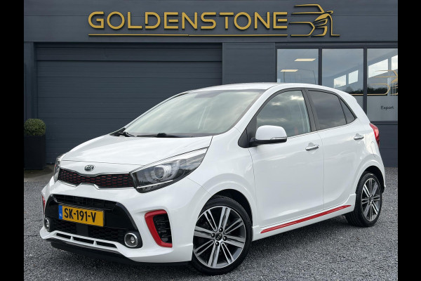 Kia Picanto 1.0 T-GDI GT-Line ✓102pk✓Draadloze telefoonlader✓Carplay✓2e Eigenaar✓Keyless✓Camera✓Stoelverw-Stuurverw✓Leder✓Navi✓Airco✓Cruise✓Lm velgen✓Pdc✓N.A.P✓Net beurt gehad✓Apk tot 09-2027
