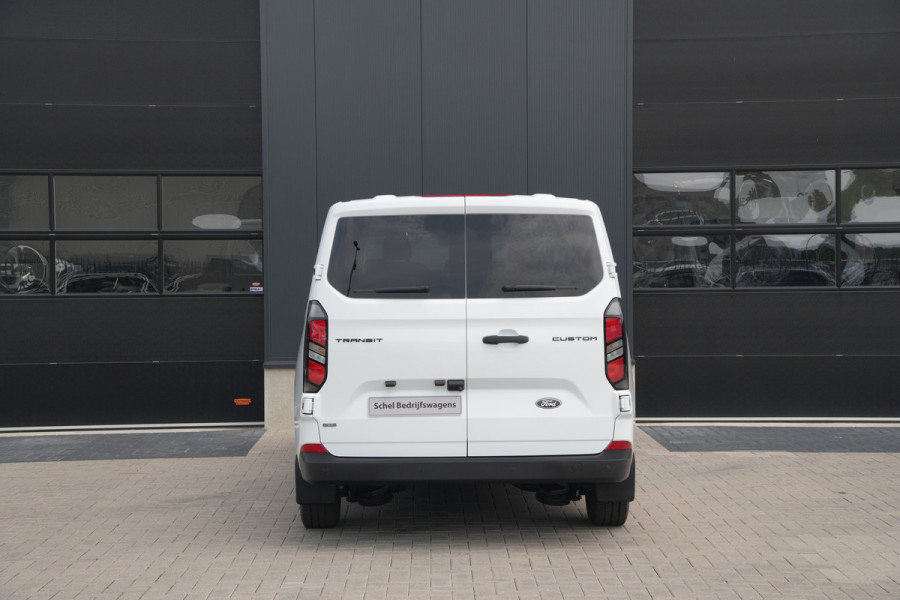 Ford Transit Custom 340 2.5 PHEV L2H1 Kombi Trend 9 zits - Carplay - Camera - Navigatie - Airco achterin - Verwarmd stuurwiel - Rijklaar