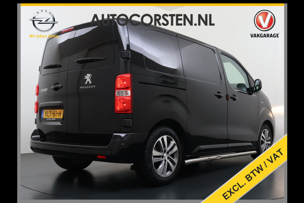 Peugeot Expert 2.0HDI Automaat 2XSchuifdeur 3-Pers. Adap.Cruise Head-Up 3D-Navi 360°Camera Apple Carplay Android Auto Airco Lmv Pdc Keyless DAB Sidebars Led Betonplex Vloer Wandbetimmering Euro 6 1e Eigenaar Origineel Nederlandse Bus
