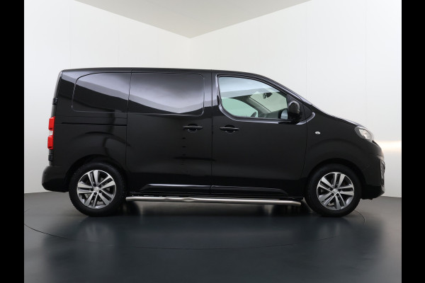 Peugeot Expert 2.0HDI Automaat 2XSchuifdeur 3-Pers. Adap.Cruise Head-Up 3D-Navi 360°Camera Apple Carplay Android Auto Airco Lmv Pdc Keyless DAB Sidebars Led Betonplex Vloer Wandbetimmering Euro 6 1e Eigenaar Origineel Nederlandse Bus