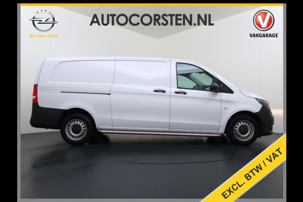 Mercedes-Benz Vito 110CDI Extra Lang 3-Persoons Camera Oprijplaat Airco Bluetooth Licht-/regensensor Betonplex Vloer Wandbetimmering Sidebars Euro 6 Origineel Nederlandse Auto