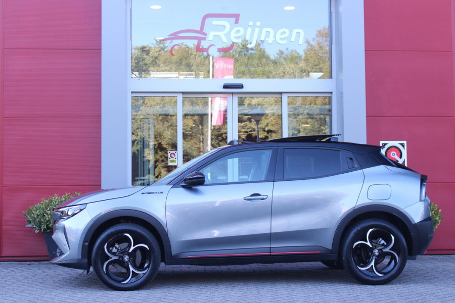 Alfa Romeo junior 1.2 145PK IBRIDA SPECIALE | PANORAMA SCHUIF/KANTEL DAK | TECHNO PACK: LED MATRIX KOPLAMPEN/AUTOMATISCH DIMMENDE BINNENSPIEGEL/DRAADLOZE TELEFOONLADER/ELEKTRISCH VERSTELBARE EN VERWARMBARE ZIJSPIEGELS MET DODEHOEK DETECTIE, ELEKTRISCH INKLAPBAAR/NAVIGATIE/HANDS-FREE ACHTERKLEP/KEYLESS ENTRY/USB TYPE C/ADAPTIVE CRUISE CONTROL MET LANE CENTERING EN FILE-ASSISTENT/ACHTERUITRIJ CAMERA MET DYNAMISCHE RIJLIJNEN/AUDIOSYSTEEM MET 6 SPEAKERS | PREMIUM PACK: "SPIGA" STOFFEN/ECOLEDER BEKLEDING MET RODE ACCENTEN - 6-VOUDIG ELEKTRISCH VERSTELBARE BESTUURDERSSTOEL, 6-VOUDIG VERSTELBA