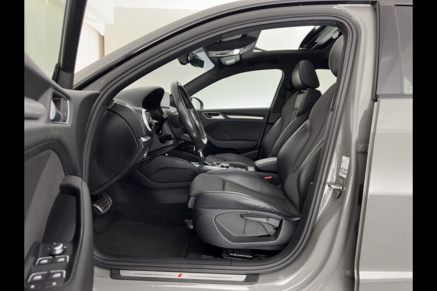 Audi A3 Sportback 35 TFSI S edition Aut. *PANO | LEATHER-FABRIC | DIGI-COCKPIT | NAVI-FULLMAP | HEATED-SPORTSEATS | PRIVACY-GLASS | ECC | PDC | CRUISE | 18''ALU*