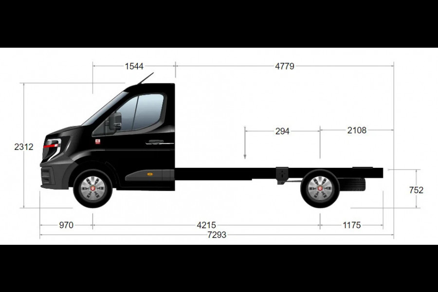 Renault Master Chassis Cabine E-Tech Red Edition L3H1 4T