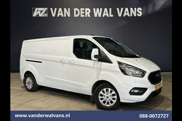 Ford Transit Custom 2.0 TDCI 130pk L2H1 Euro6 Airco | Navigatie | Apple Carplay | LED | Cruisecontrol | 2800kg Trekhaak Android Auto, Verwarmde voorruit, Stoelverwarming, Parkeersensoren, Bijrijdersbank