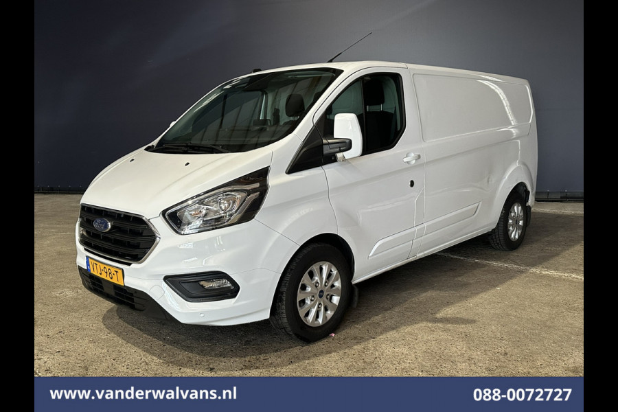 Ford Transit Custom 2.0 TDCI 130pk L2H1 Euro6 Airco | Navigatie | Apple Carplay | LED | Cruisecontrol | 2800kg Trekhaak Android Auto, Verwarmde voorruit, Stoelverwarming, Parkeersensoren, Bijrijdersbank