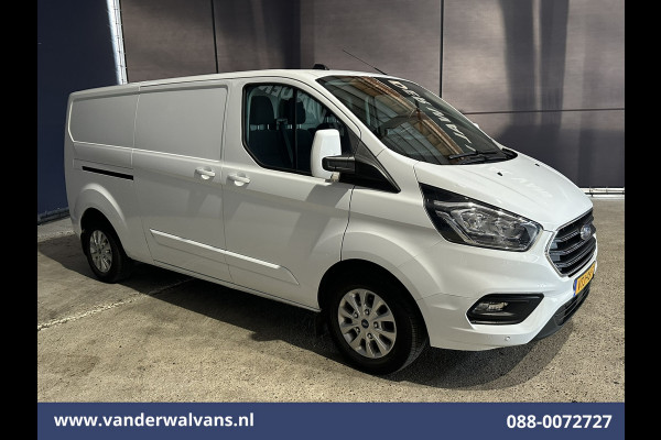 Ford Transit Custom 2.0 TDCI 130pk L2H1 Euro6 Airco | Navigatie | Apple Carplay | LED | Cruisecontrol | 2800kg Trekhaak Android Auto, Verwarmde voorruit, Stoelverwarming, Parkeersensoren, Bijrijdersbank