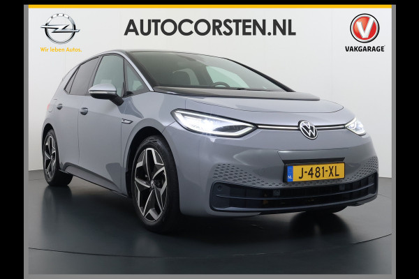 Volkswagen ID.3 First Plus 62kWh Trekhaak Adap.Cruise SOH 93% Camera Stoel+Stuurverwarming Navi-Pro Apple Carplay Android Auto Pdc Keyless advanced Matrix-Led Privacy Glas Lmv DAB Lmv 19" Isofix 1e Eigenaar Origineel Nederlandse Auto