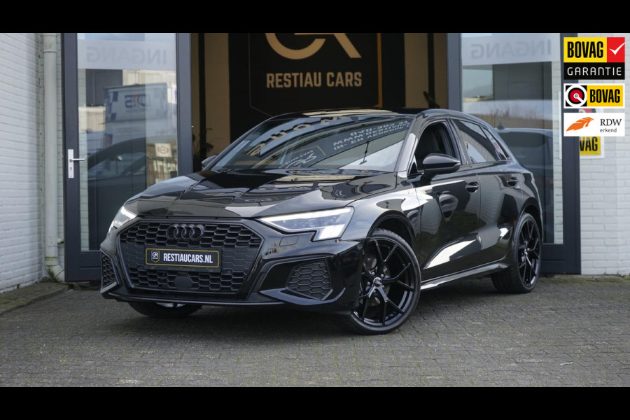 Audi A3 Sportback 35 TFSI 150PK-S-Line Black Optik AUTOMAAT-ACC-AUDI SOUND-CAMERA-CLIMA-KEYLESS-MATRIX LED-VIRTUEEL