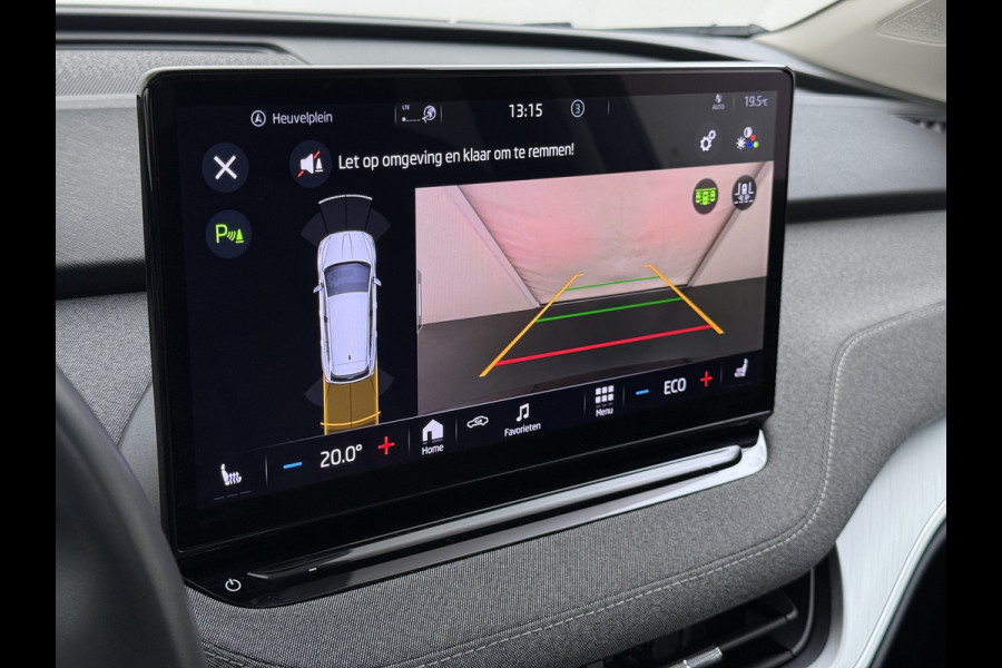 Škoda ENYAQ iV 80 Warmtepomp Panoramadak Adap.Cruise 3-Zone Ecc Camera Stoel+Stuurverwarming Draadloze telefoonlader Elek.Achterklep Keyless Matrix Led File assistent Lmv 20"