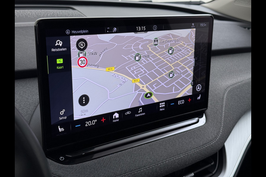 Škoda ENYAQ iV 80 Warmtepomp Panoramadak Adap.Cruise 3-Zone Ecc Camera Stoel+Stuurverwarming Draadloze telefoonlader Elek.Achterklep Keyless Matrix Led File assistent Lmv 20"