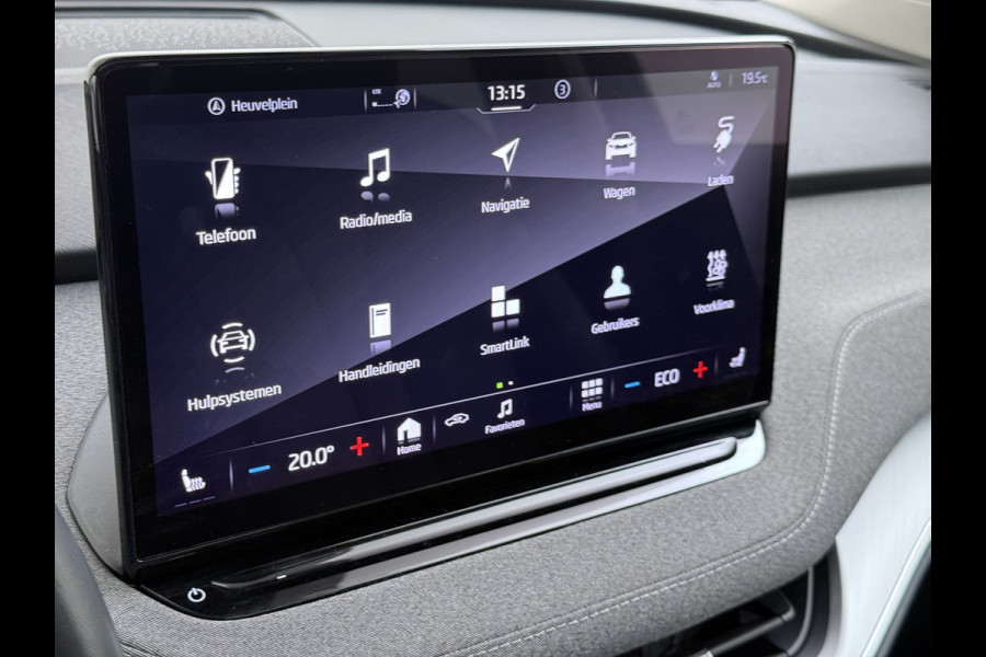 Škoda ENYAQ iV 80 Warmtepomp Panoramadak Adap.Cruise 3-Zone Ecc Camera Stoel+Stuurverwarming Draadloze telefoonlader Elek.Achterklep Keyless Matrix Led File assistent Lmv 20"