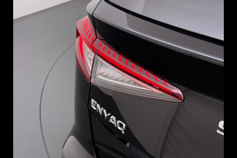 Škoda ENYAQ iV 80 Warmtepomp Panoramadak Adap.Cruise 3-Zone Ecc Camera Stoel+Stuurverwarming Draadloze telefoonlader Elek.Achterklep Keyless Matrix Led File assistent Lmv 20"
