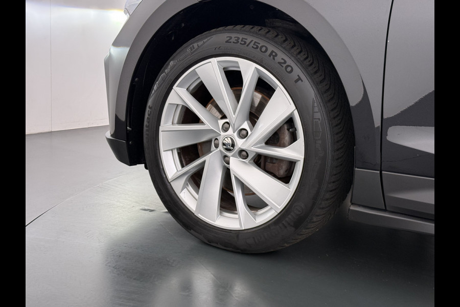 Škoda ENYAQ iV 80 Warmtepomp Panoramadak Adap.Cruise 3-Zone Ecc Camera Stoel+Stuurverwarming Draadloze telefoonlader Elek.Achterklep Keyless Matrix Led File assistent Lmv 20"