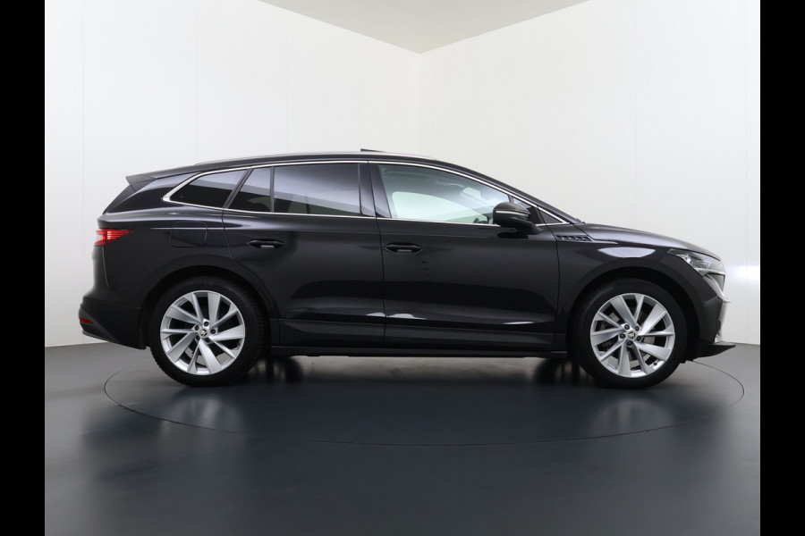 Škoda ENYAQ iV 80 Warmtepomp Panoramadak Adap.Cruise 3-Zone Ecc Camera Stoel+Stuurverwarming Draadloze telefoonlader Elek.Achterklep Keyless Matrix Led File assistent Lmv 20"