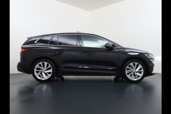 Škoda ENYAQ iV 80 Warmtepomp Panoramadak Adap.Cruise 3-Zone Ecc Camera Stoel+Stuurverwarming Draadloze telefoonlader Elek.Achterklep Keyless Matrix Led File assistent Lmv 20"