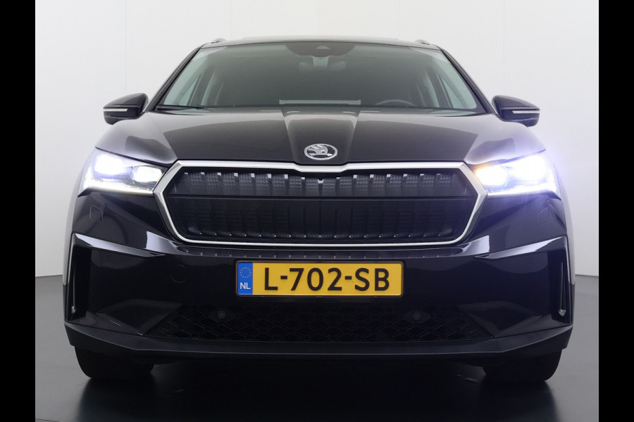 Škoda ENYAQ iV 80 Warmtepomp Panoramadak Adap.Cruise 3-Zone Ecc Camera Stoel+Stuurverwarming Draadloze telefoonlader Elek.Achterklep Keyless Matrix Led File assistent Lmv 20"