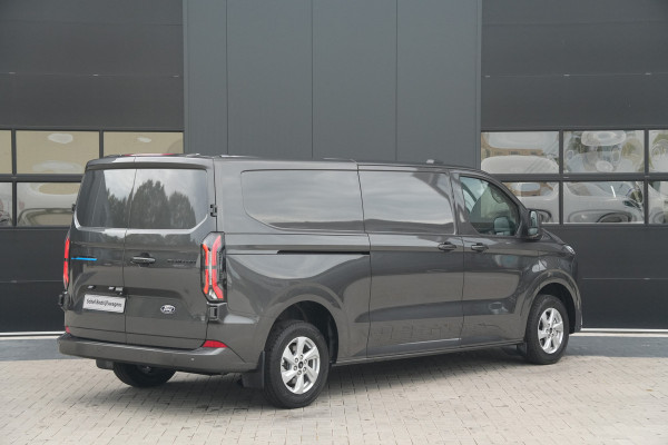 Ford E-Transit Custom 340 L2H1 Limited 71 kWh 218pk - 1+1 stoel - Stoelverwarming - Carplay - Camera - LED - Rijklaar