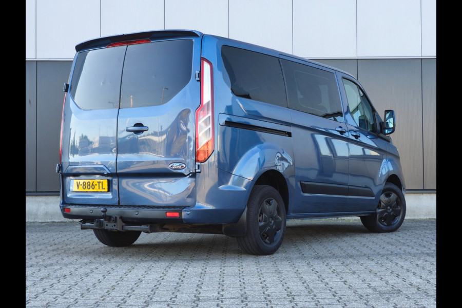 Ford Transit Custom 300 2.0 TDCI 6PERS DUBBELE CABINE CRUISE CLIMATE TREKHAAK PDC