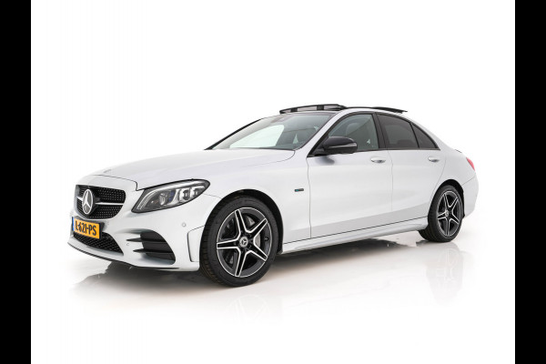 Mercedes-Benz C-Klasse 300 e Business Solution AMG Limited (Plug-in) {SoH-94%} (INCL.BTW) Aut. *PANO | LEATHER-MICROFIBRE | MULTIBEAM-LED | TOP-VIEW | DIGI-COCKPIT | BLIND-SPOT | HEATED-SPORTSEATS | SHIFT-PADDLES | NAVI-FULLAMP | PRIVACY-GLASS | PDC | CRUISE | TOWBAR |