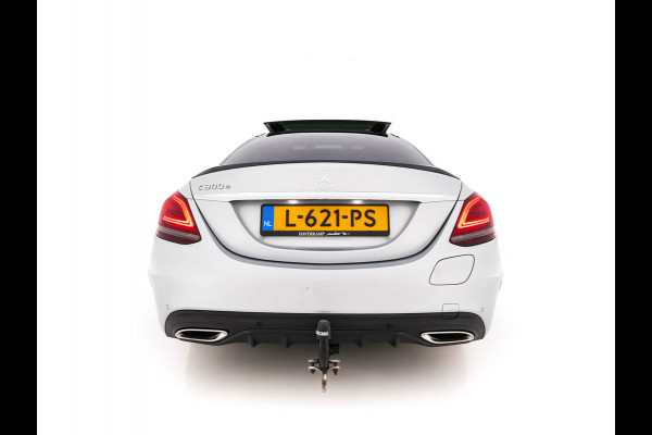 Mercedes-Benz C-Klasse 300 e Business Solution AMG Limited (Plug-in) {SoH-94%} (INCL.BTW) Aut. *PANO | LEATHER-MICROFIBRE | MULTIBEAM-LED | TOP-VIEW | DIGI-COCKPIT | BLIND-SPOT | HEATED-SPORTSEATS | SHIFT-PADDLES | NAVI-FULLAMP | PRIVACY-GLASS | PDC | CRUISE | TOWBAR |