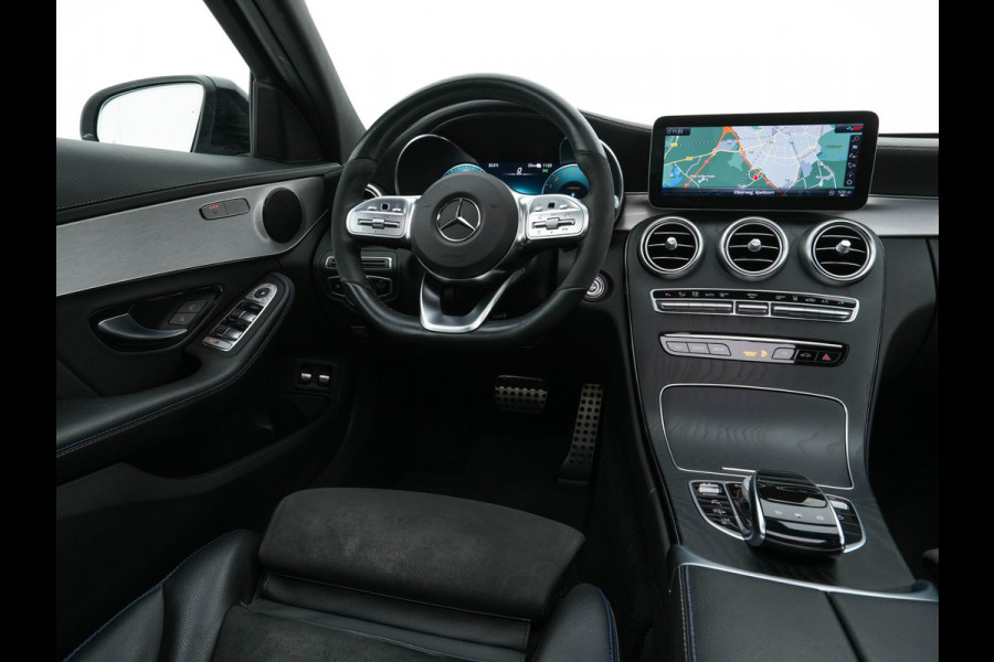 Mercedes-Benz C-Klasse 300 e Business Solution AMG Limited (Plug-in) {SoH-94%} (INCL.BTW) Aut. *PANO | LEATHER-MICROFIBRE | MULTIBEAM-LED | TOP-VIEW | DIGI-COCKPIT | BLIND-SPOT | HEATED-SPORTSEATS | SHIFT-PADDLES | NAVI-FULLAMP | PRIVACY-GLASS | PDC | CRUISE | TOWBAR |