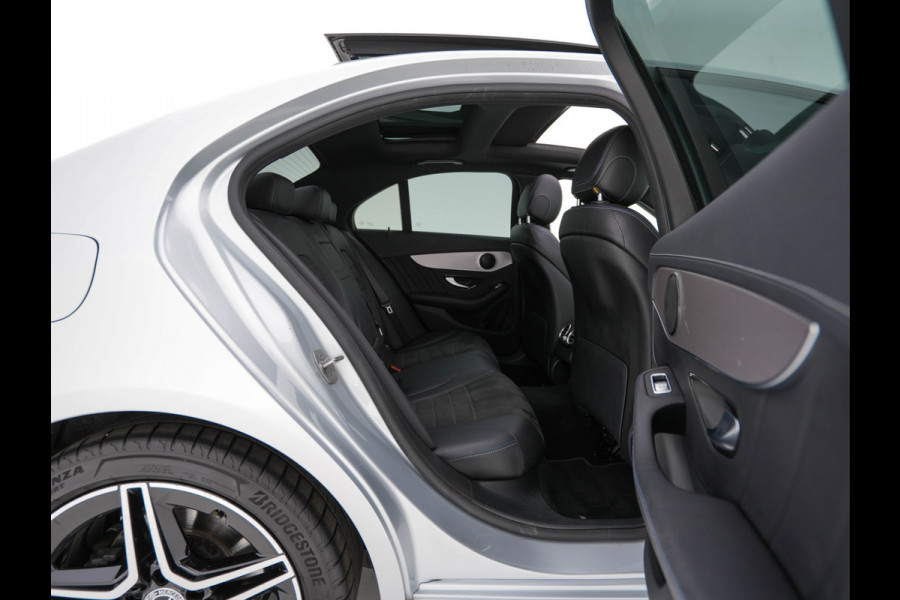Mercedes-Benz C-Klasse 300 e Business Solution AMG Limited (Plug-in) {SoH-94%} (INCL.BTW) Aut. *PANO | LEATHER-MICROFIBRE | MULTIBEAM-LED | TOP-VIEW | DIGI-COCKPIT | BLIND-SPOT | HEATED-SPORTSEATS | SHIFT-PADDLES | NAVI-FULLAMP | PRIVACY-GLASS | PDC | CRUISE | TOWBAR |