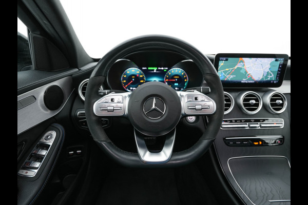 Mercedes-Benz C-Klasse 300 e Business Solution AMG Limited (Plug-in) {SoH-94%} (INCL.BTW) Aut. *PANO | LEATHER-MICROFIBRE | MULTIBEAM-LED | TOP-VIEW | DIGI-COCKPIT | BLIND-SPOT | HEATED-SPORTSEATS | SHIFT-PADDLES | NAVI-FULLAMP | PRIVACY-GLASS | PDC | CRUISE | TOWBAR |
