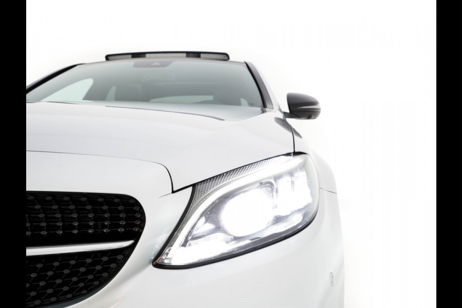 Mercedes-Benz C-Klasse 300 e Business Solution AMG Limited (Plug-in) {SoH-94%} (INCL.BTW) Aut. *PANO | LEATHER-MICROFIBRE | MULTIBEAM-LED | TOP-VIEW | DIGI-COCKPIT | BLIND-SPOT | HEATED-SPORTSEATS | SHIFT-PADDLES | NAVI-FULLAMP | PRIVACY-GLASS | PDC | CRUISE | TOWBAR |