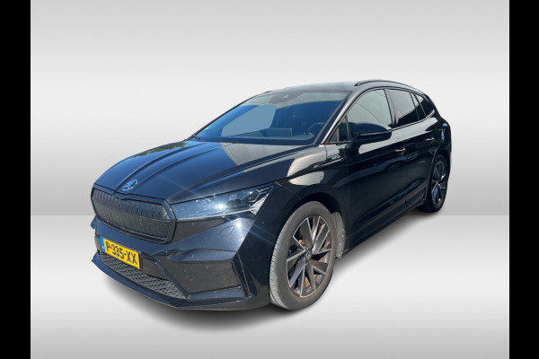 Škoda ENYAQ iV 60 Sportline / SoH 93,4% / Camera / Leder&Alcantara / Matrix LED / Keyless / 20'' / CarPlay / Stuur+Stoelverwarmd / DAB / Cruise Control