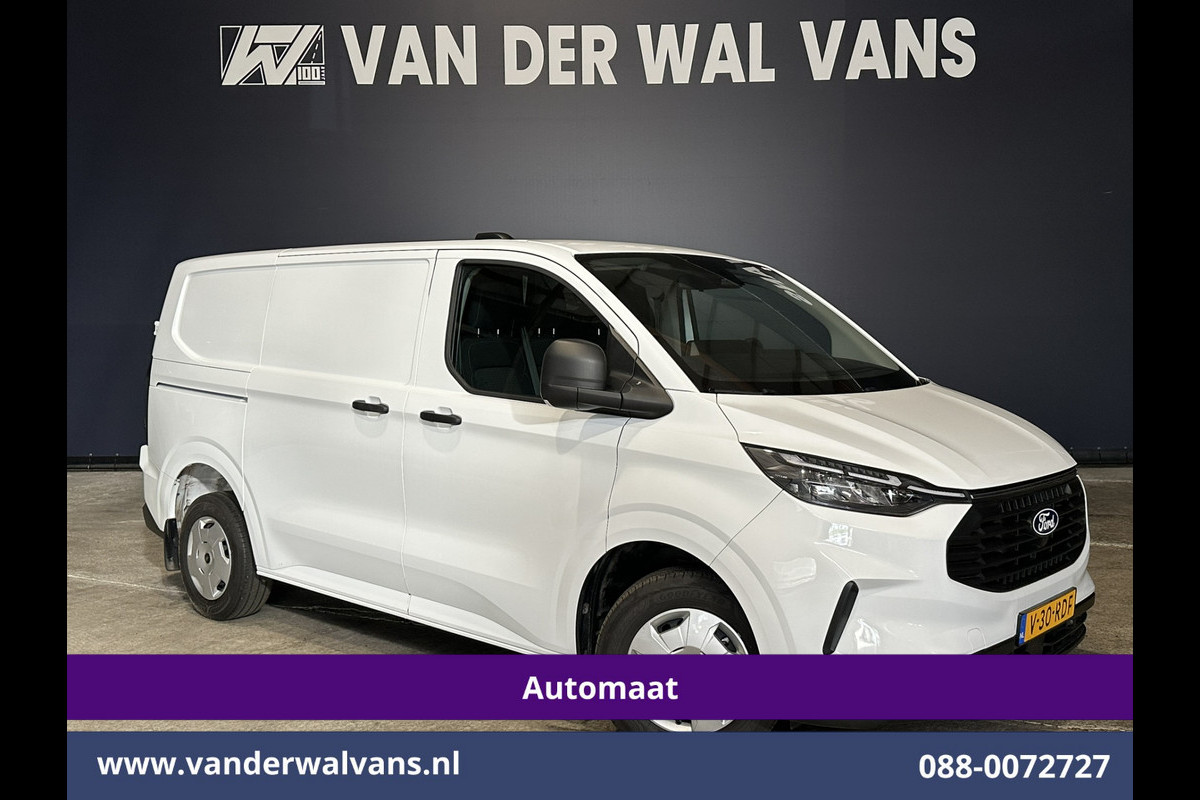 Ford Transit Custom 2.0 TDCI 136pk Automaat L1H1 Euro6 Airco | Camera | Apple Carplay | Cruisecontrol | LED | 2740kg trekhaak Android Auto, Parkeersensoren, Verwarmde voorruit, Bijrijdersbank
