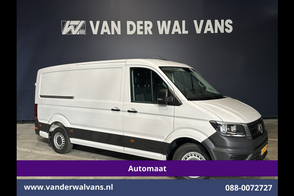 Volkswagen Crafter 2.0 TDI 141pk Automaat L3H2 L2H1 Euro6 Airco | Camera | Apple Carplay | 3000kg Trekhaak | Cruisecontrol Android Auto, Stoelverwarming, Parkeersensoren, Bijrijdersbank